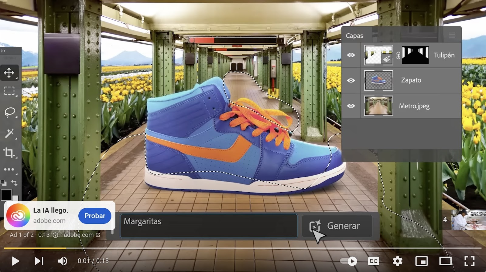 A video ad from Adobe on YouTube